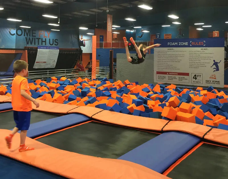 Trampoline park in Cairo
