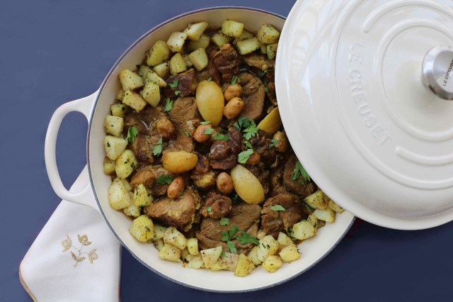 Meat Tajine with veggies - Moroccan restaurants in Cairo