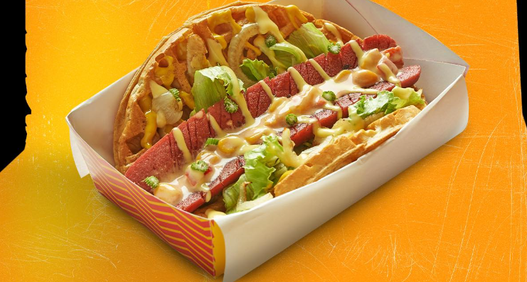 waffle hotdog