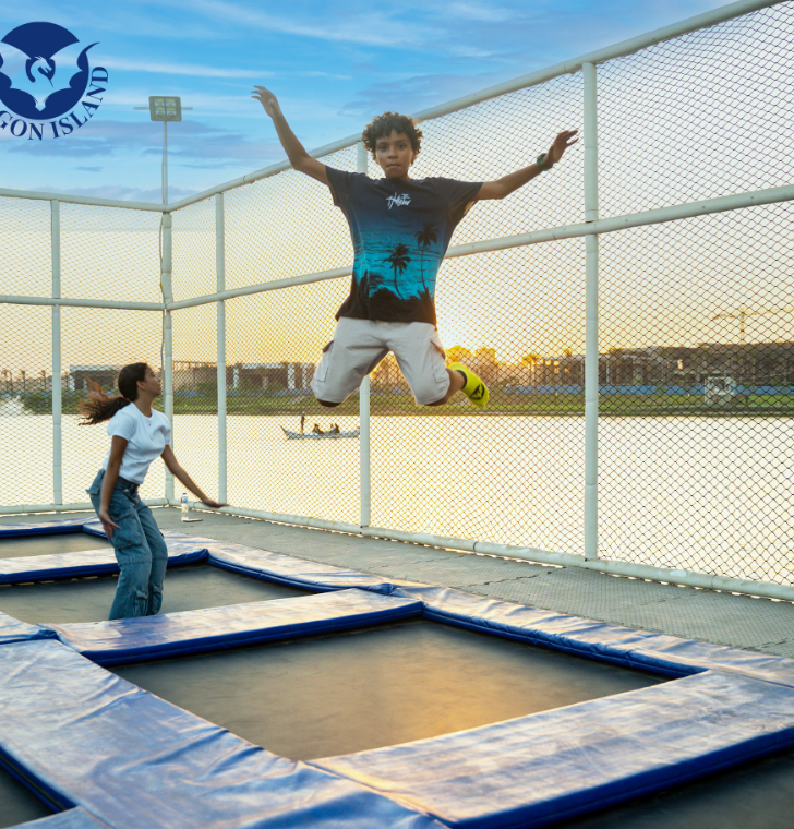 adventure Egypt - lake jumping